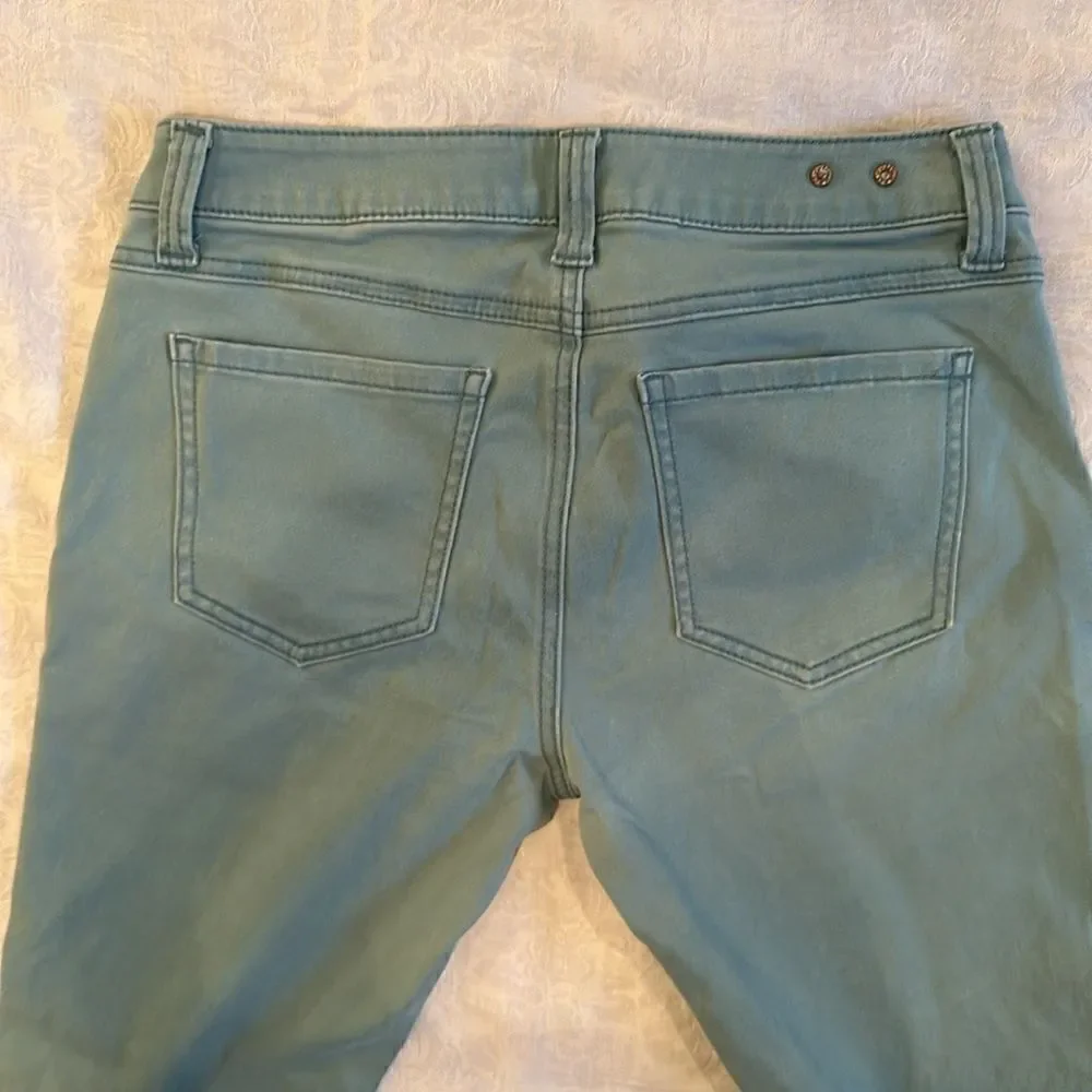 Cabi Jeans Green Skinny Size 4 Style 5169